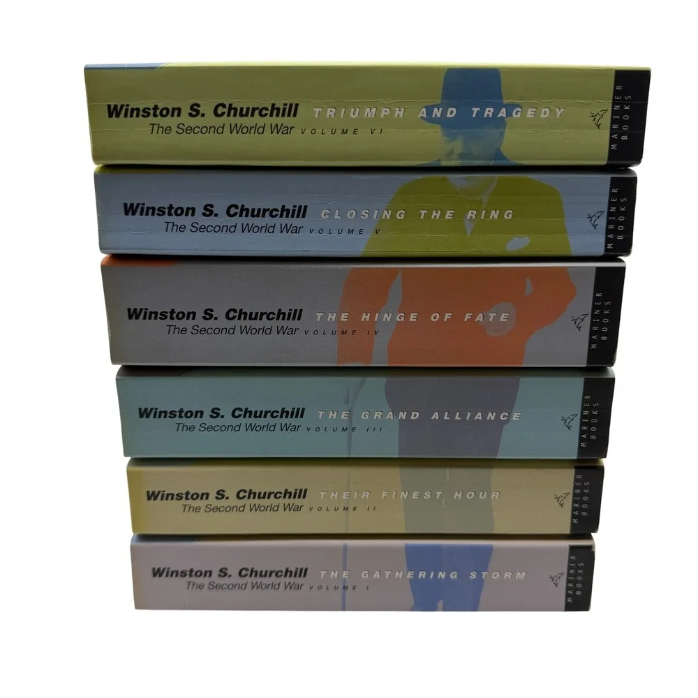 Winston Churchill The Second World War 6 Volume Box Set Mariner Books Paperback